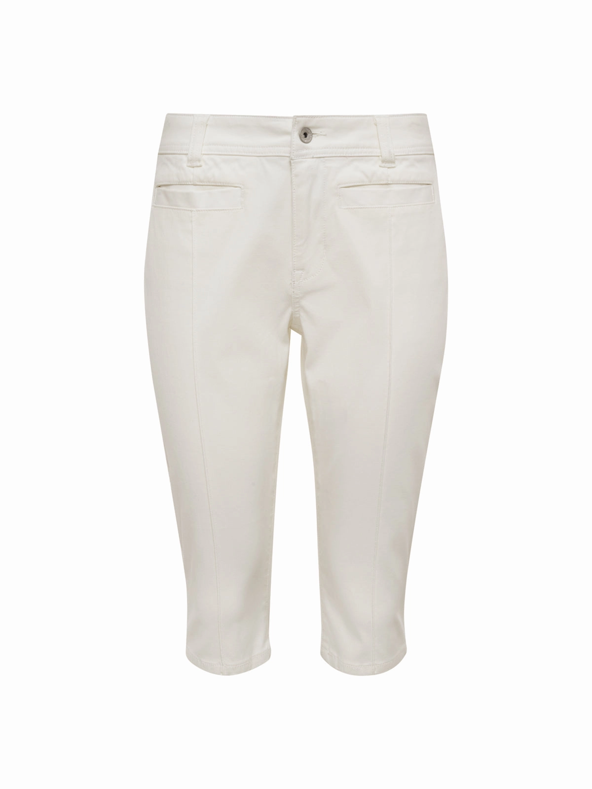 Sculpted Decks High Rise Capri Pant Bleached White