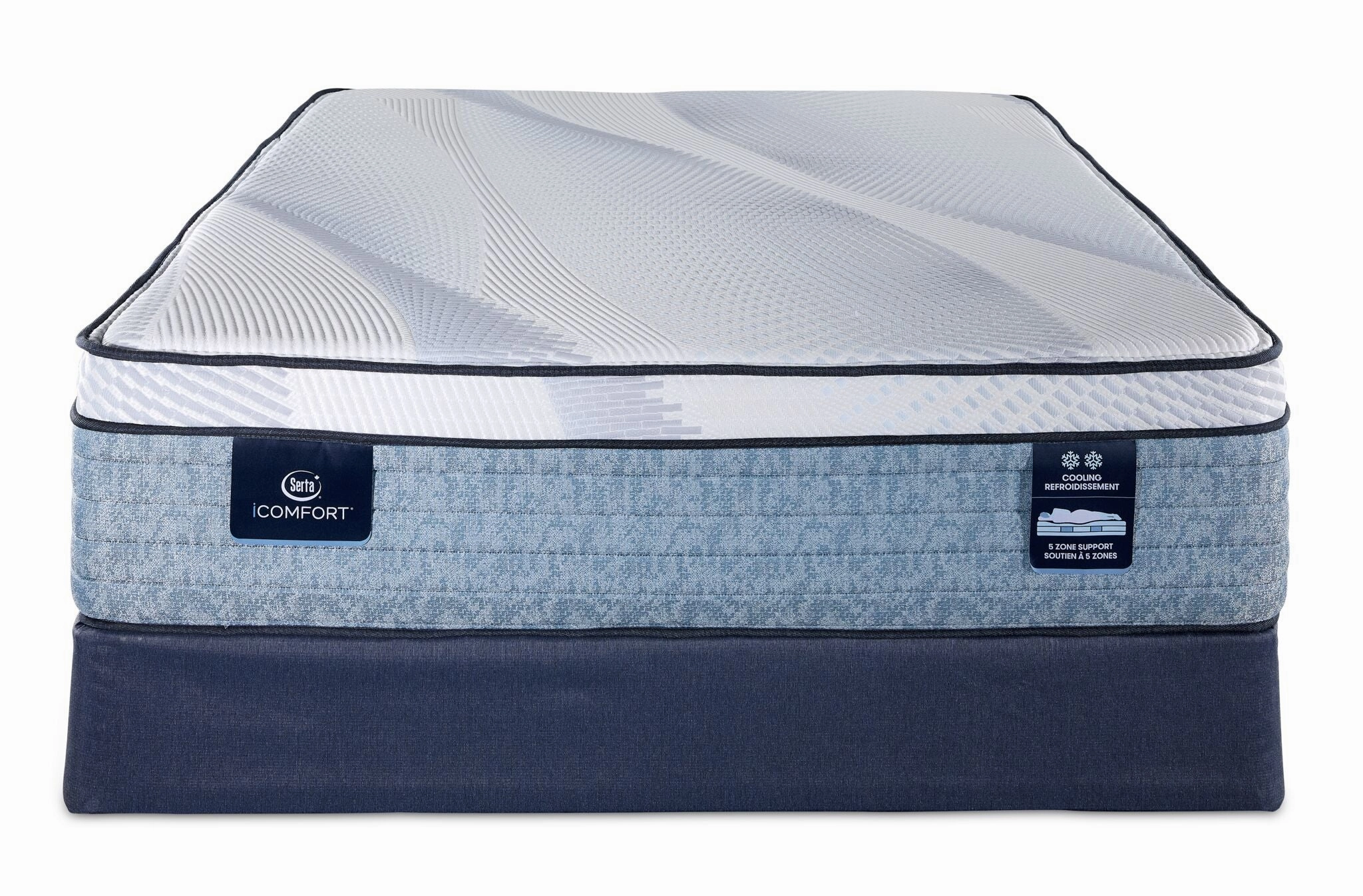 Serta iComfort® AIR 2 Luxury Firm Euro Top 13" Queen Mattress and Boxspring Set