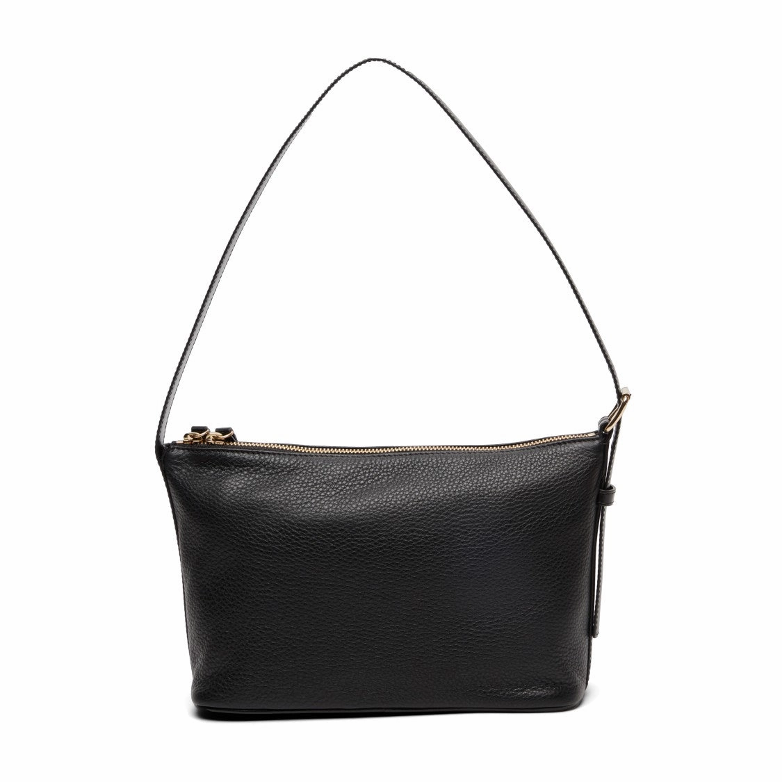 Shoulder Bag With Textured Calf Leather