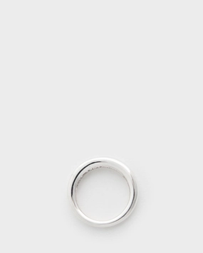Snake Ring Thin Polished Silver