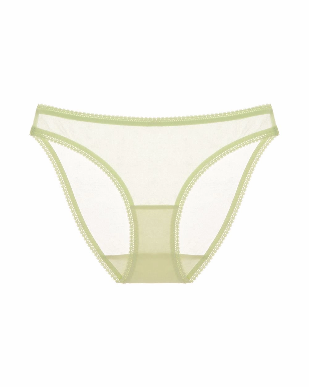 Solid Mesh Hip Bikini
