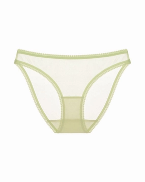 Solid Mesh Hip Bikini