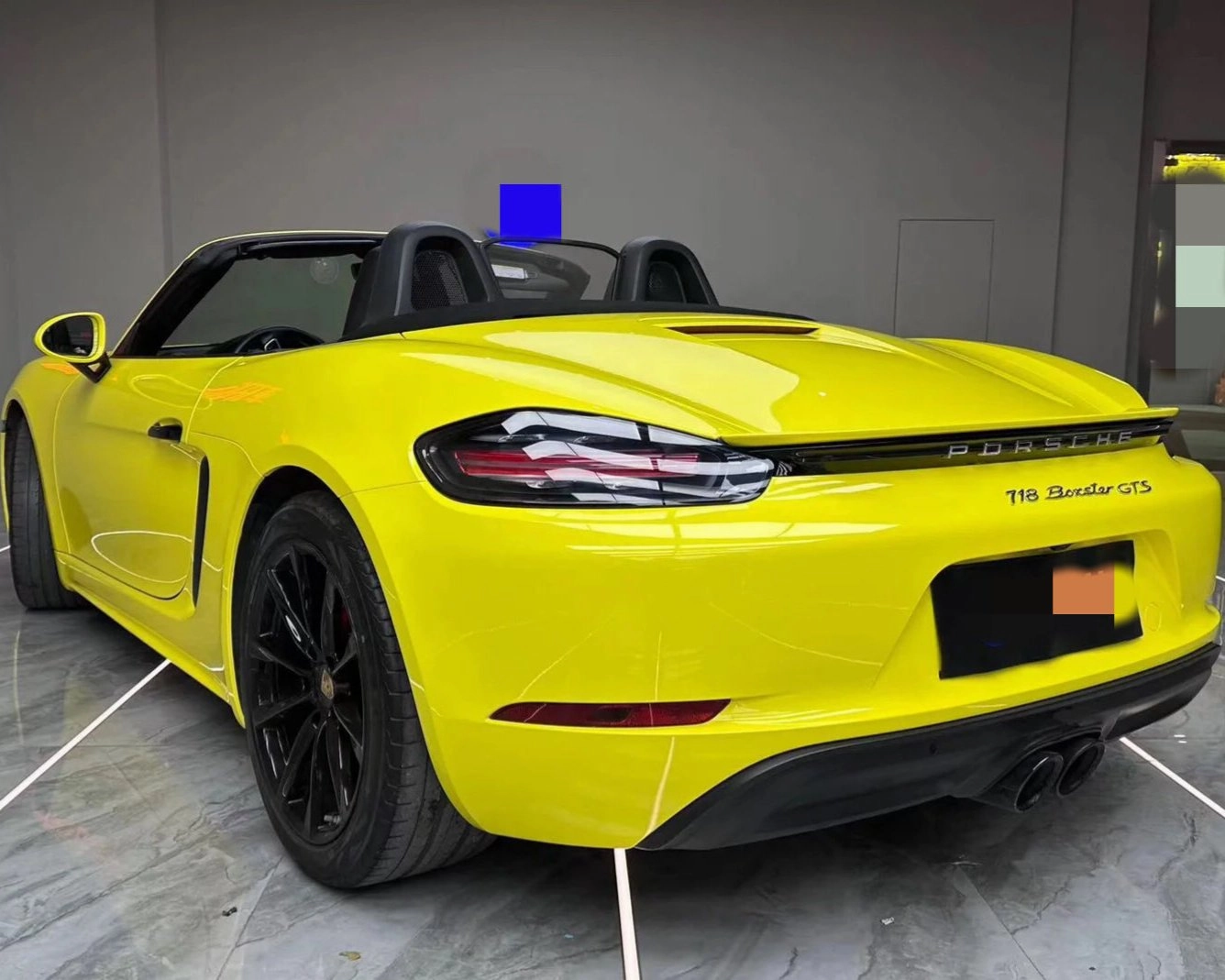 Super Gloss Lemon Yellow Car Wrap