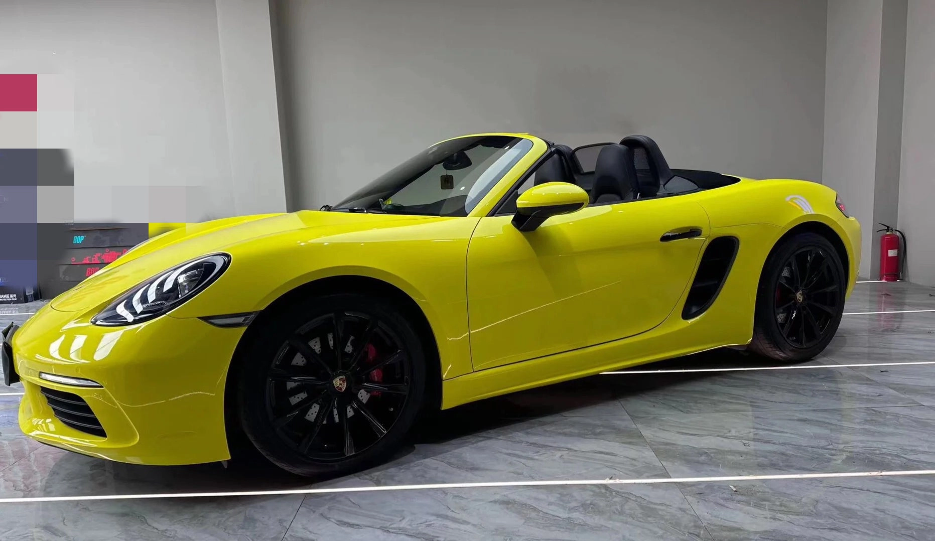 Super Gloss Lemon Yellow Car Wrap