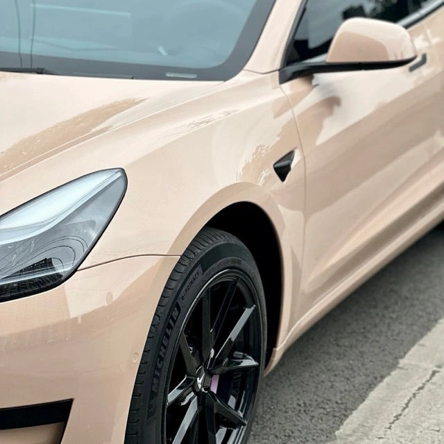 Super Gloss Milktea Vinyl Wrap