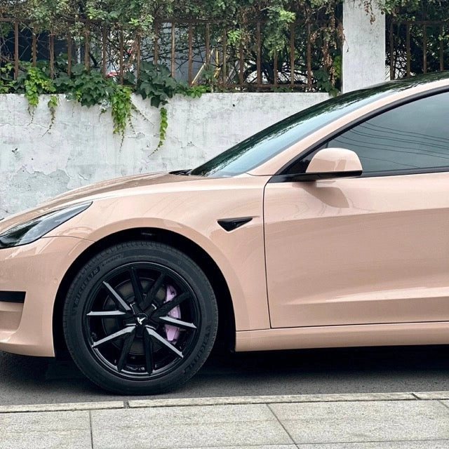 Super Gloss Milktea Vinyl Wrap