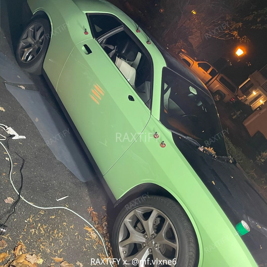Super Gloss Sage Green Car Wrap