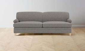 The Carmine Sofa - Heritage Belgian Linen Agate