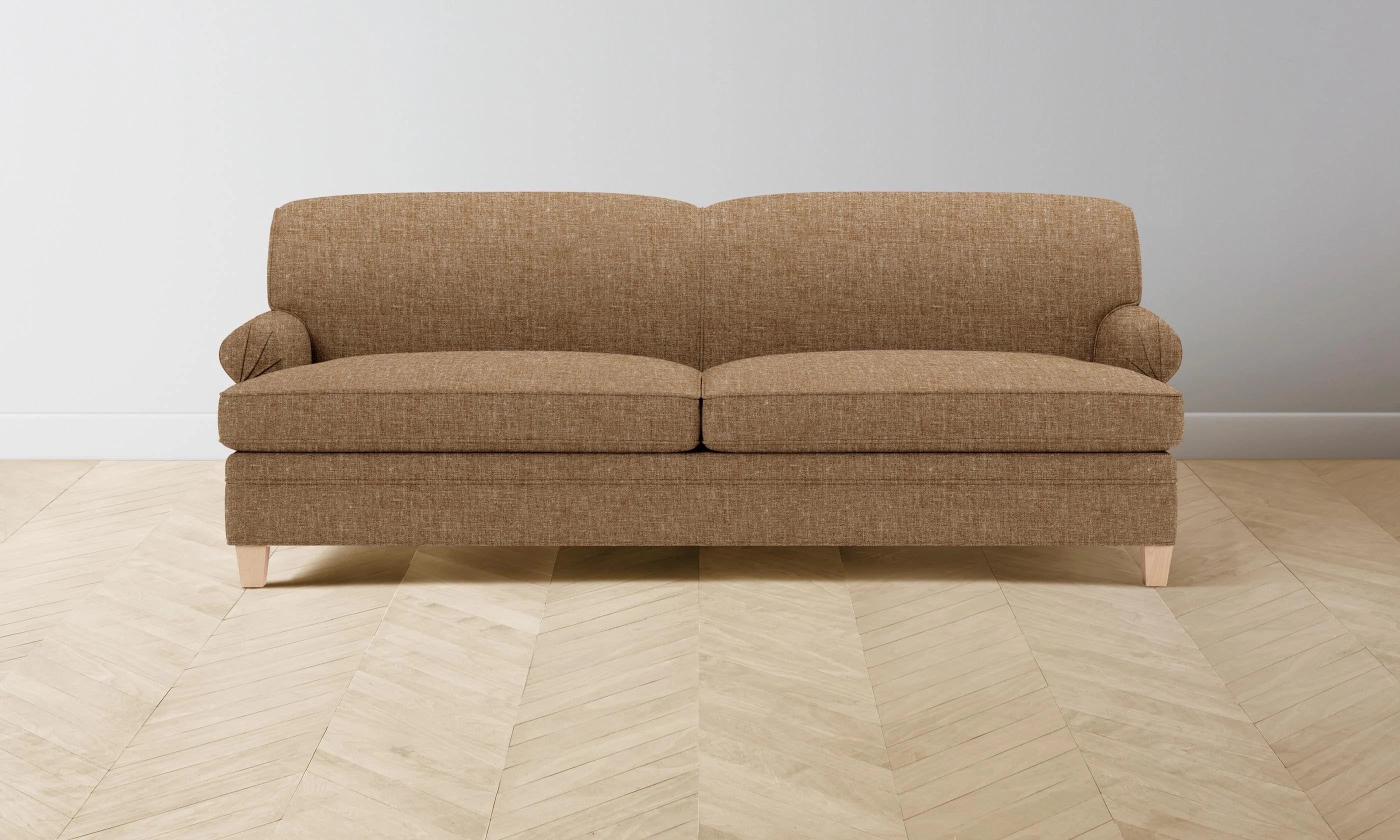 The Carmine Sofa - Heritage Belgian Linen Chai