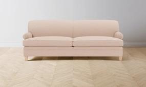 The Carmine Sofa - Heritage Belgian Linen Petal