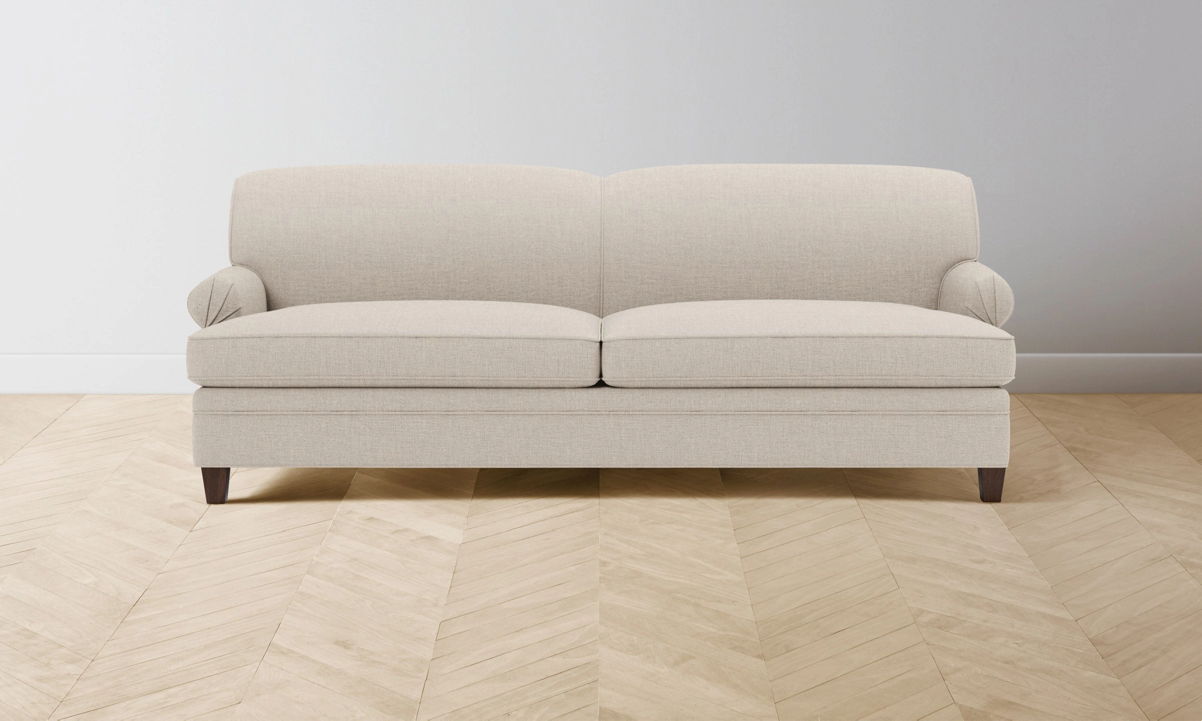 The Carmine Sofa - Heritage Belgian Linen Summit