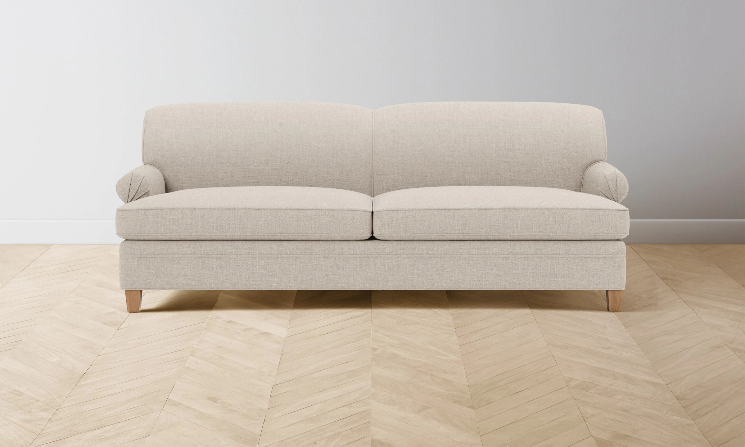 The Carmine Sofa - Heritage Belgian Linen Summit