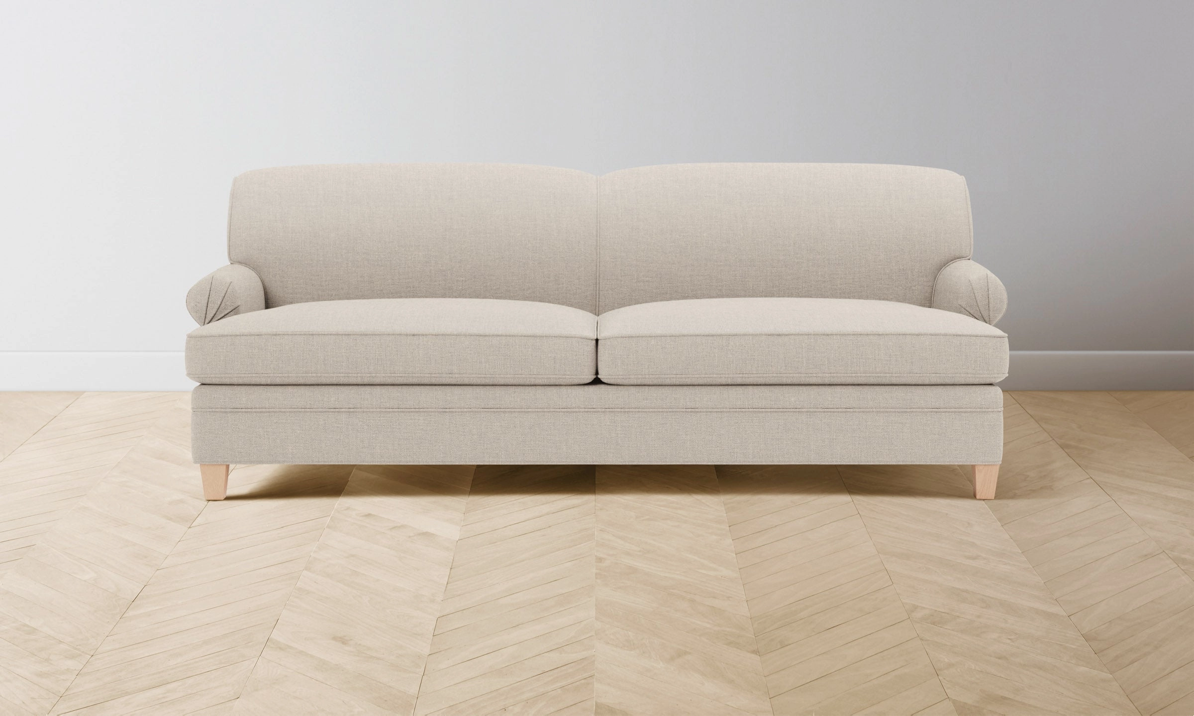 The Carmine Sofa - Heritage Belgian Linen Summit