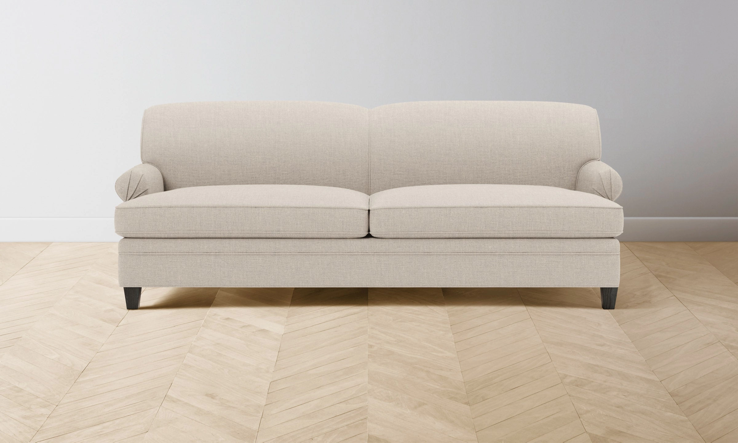 The Carmine Sofa - Heritage Belgian Linen Summit