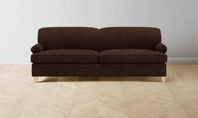 The Carmine Sofa - Italian Brushed Wool Cocoa