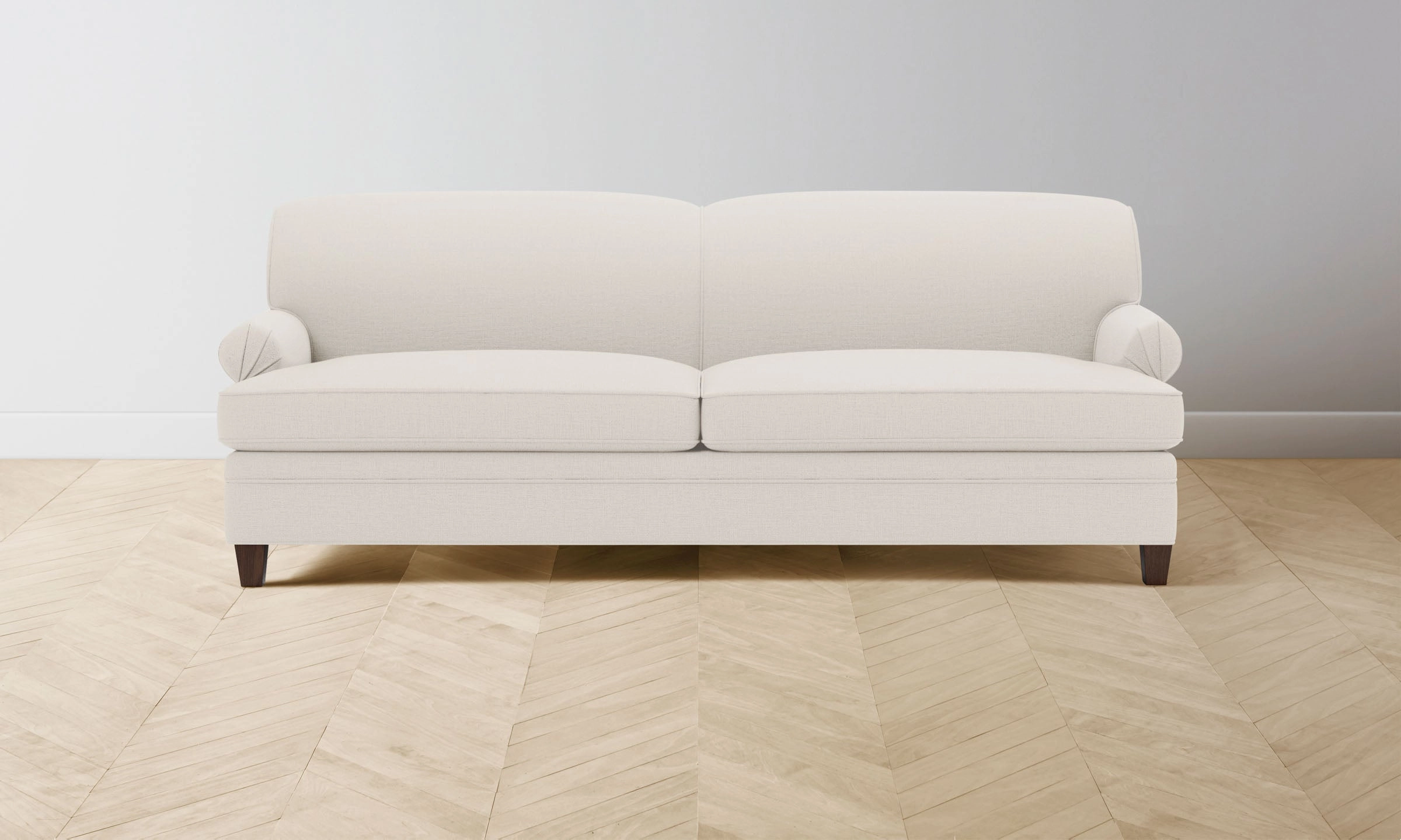 The Carmine Sofa - Italian Brushed Wool Vanilla