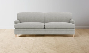 The Carmine Sofa - Performance Mélange Weave Flint