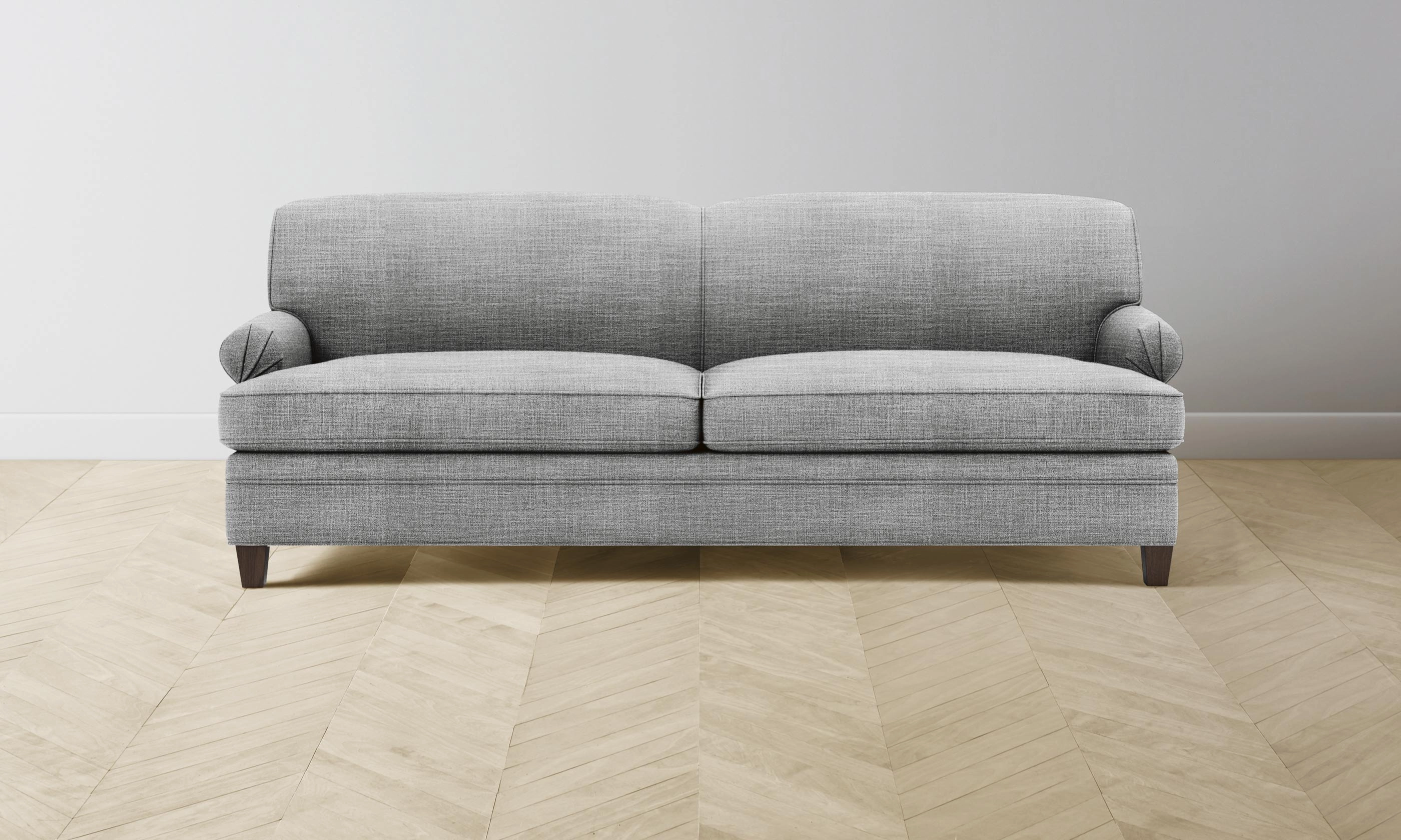 The Carmine Sofa - Performance Textured Tweed Alpine