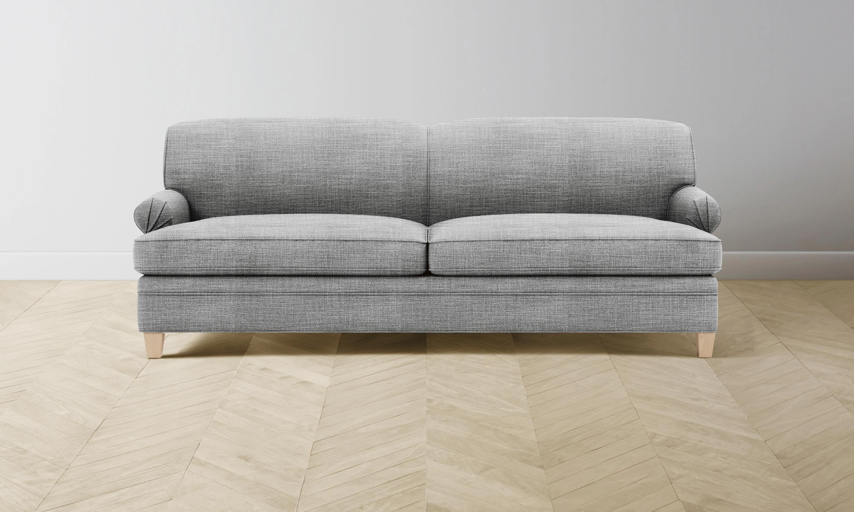 The Carmine Sofa - Performance Textured Tweed Alpine