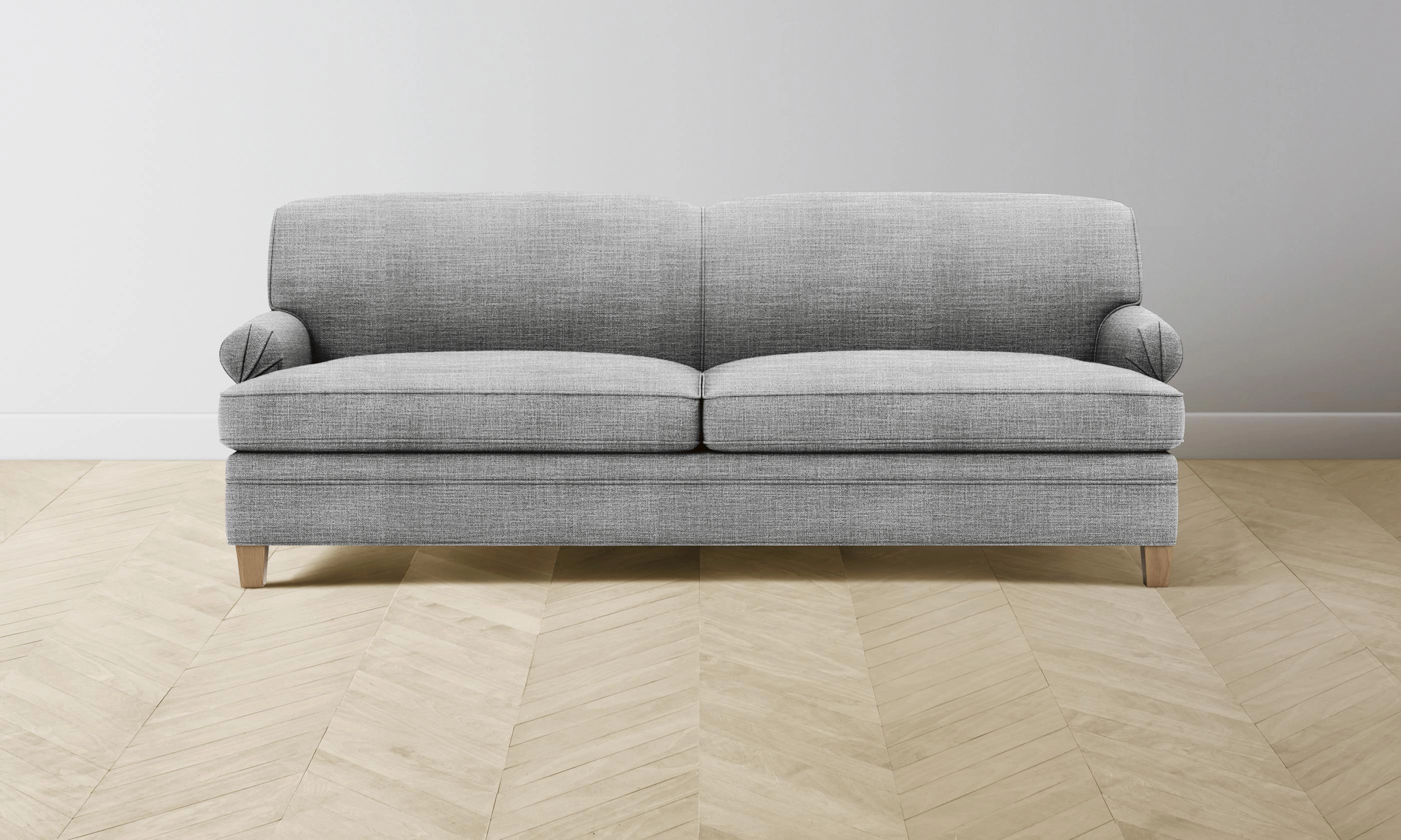 The Carmine Sofa - Performance Textured Tweed Alpine