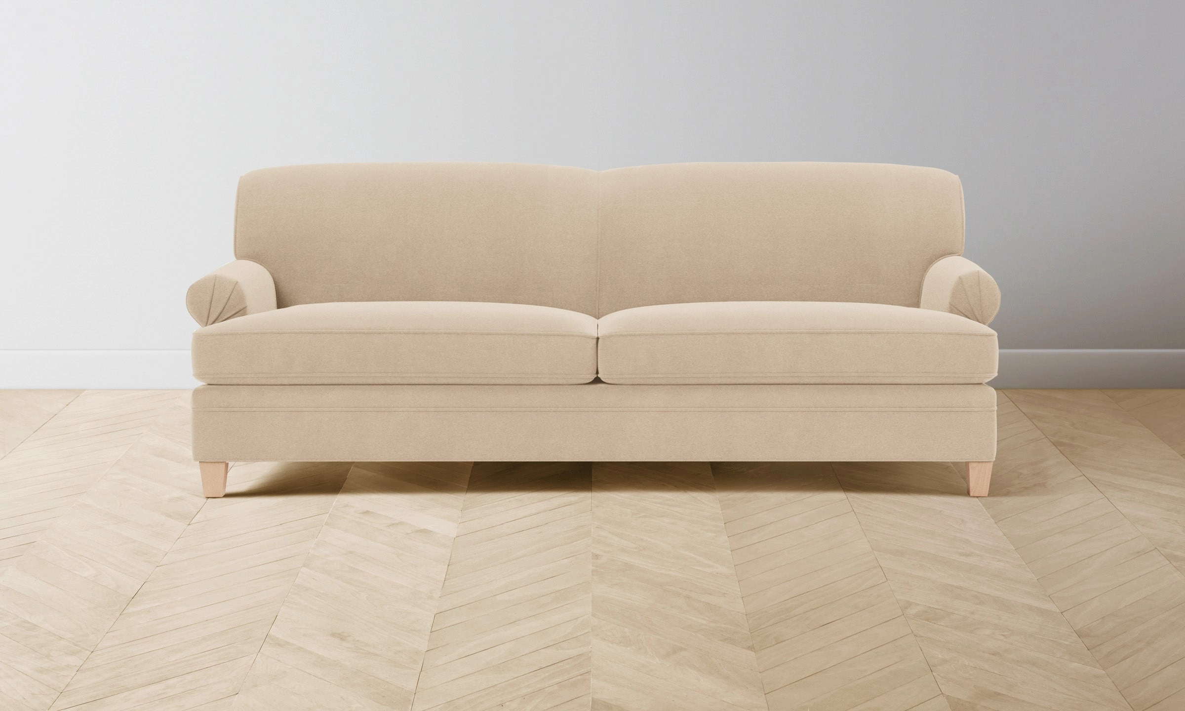 The Carmine Sofa - Performance Velvet Butter