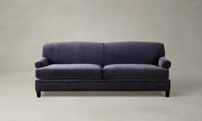 The Carmine Sofa - Performance Velvet Flannel