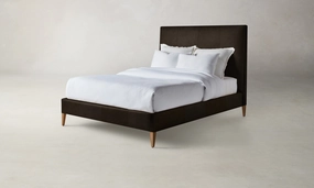The Essex Bed - Nubuck Leather Espresso