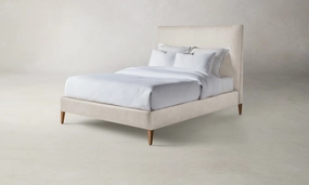 The Essex Bed - Nubuck Leather Sail