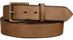 The Rockefeller: Rustic Tan Stitched Oil Tanned 1.50"