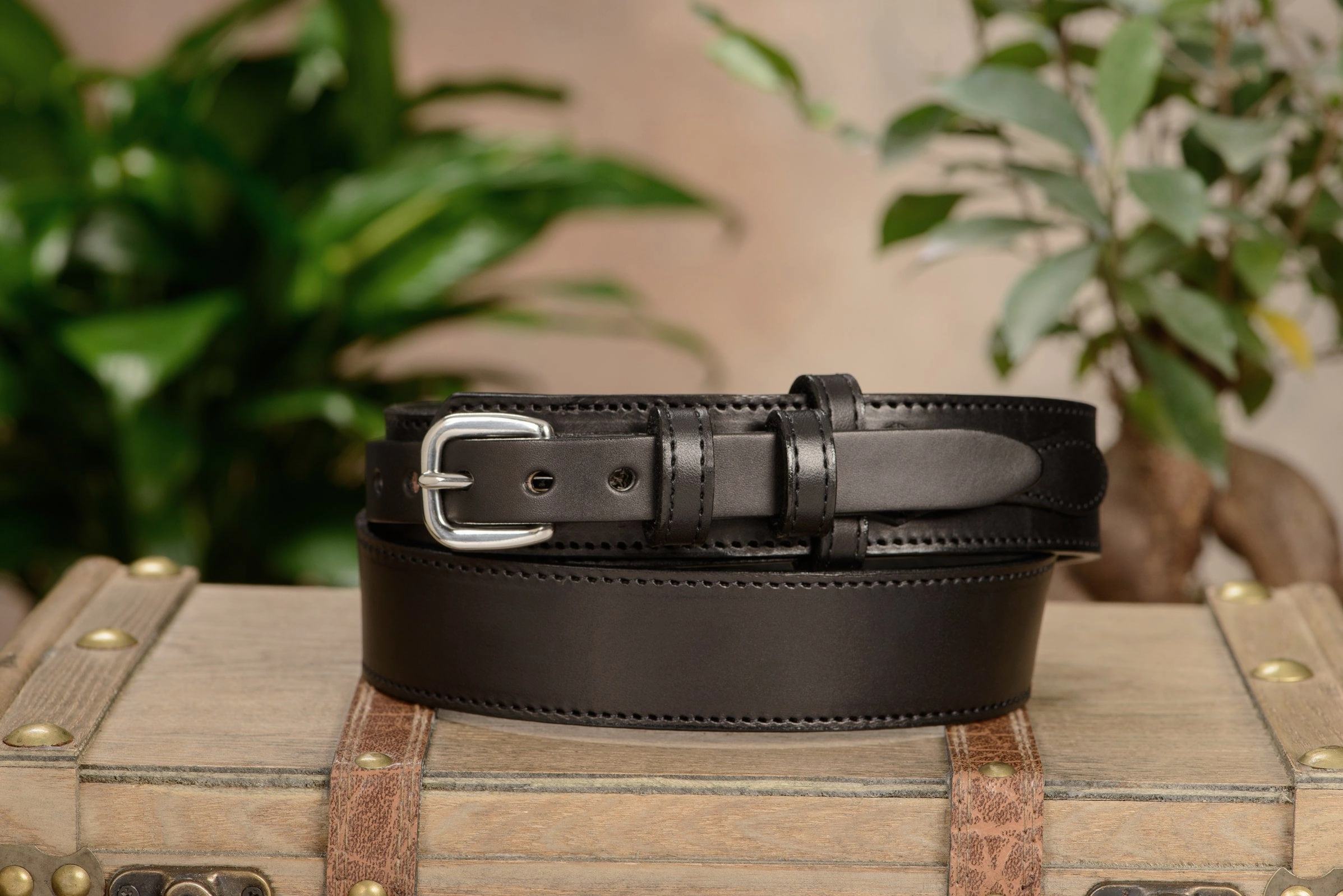The Walker: Black Stitched Ranger 1.50"