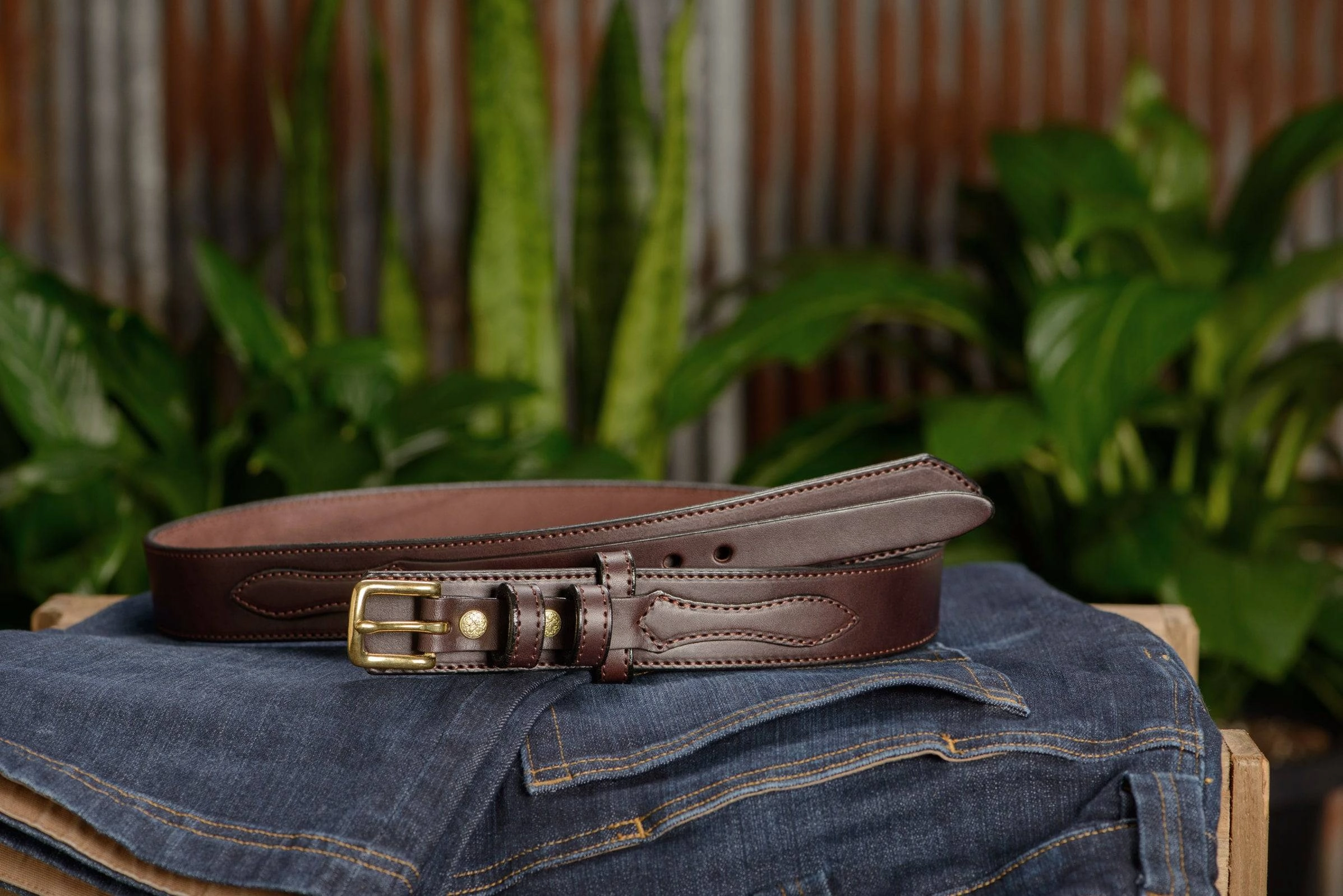 The Walker: Brown Stitched Ranger 1.50"