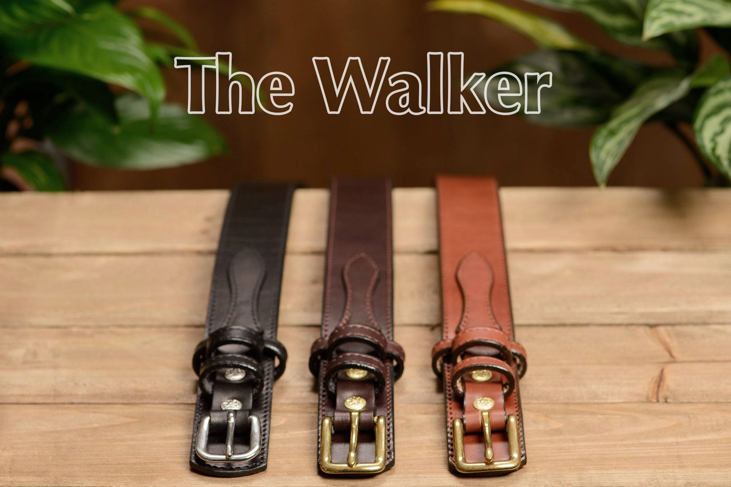 The Walker: Brown Stitched Ranger 1.50"