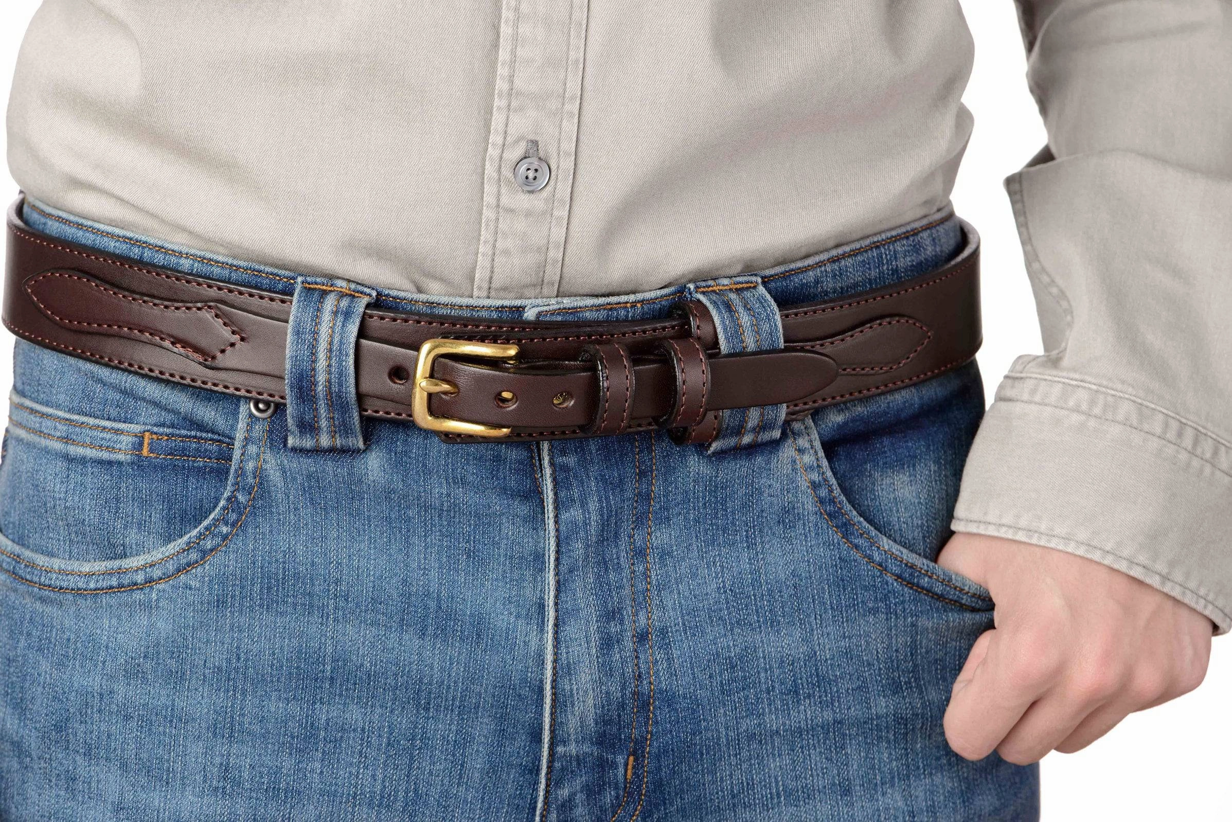 The Walker: Brown Stitched Ranger 1.50"