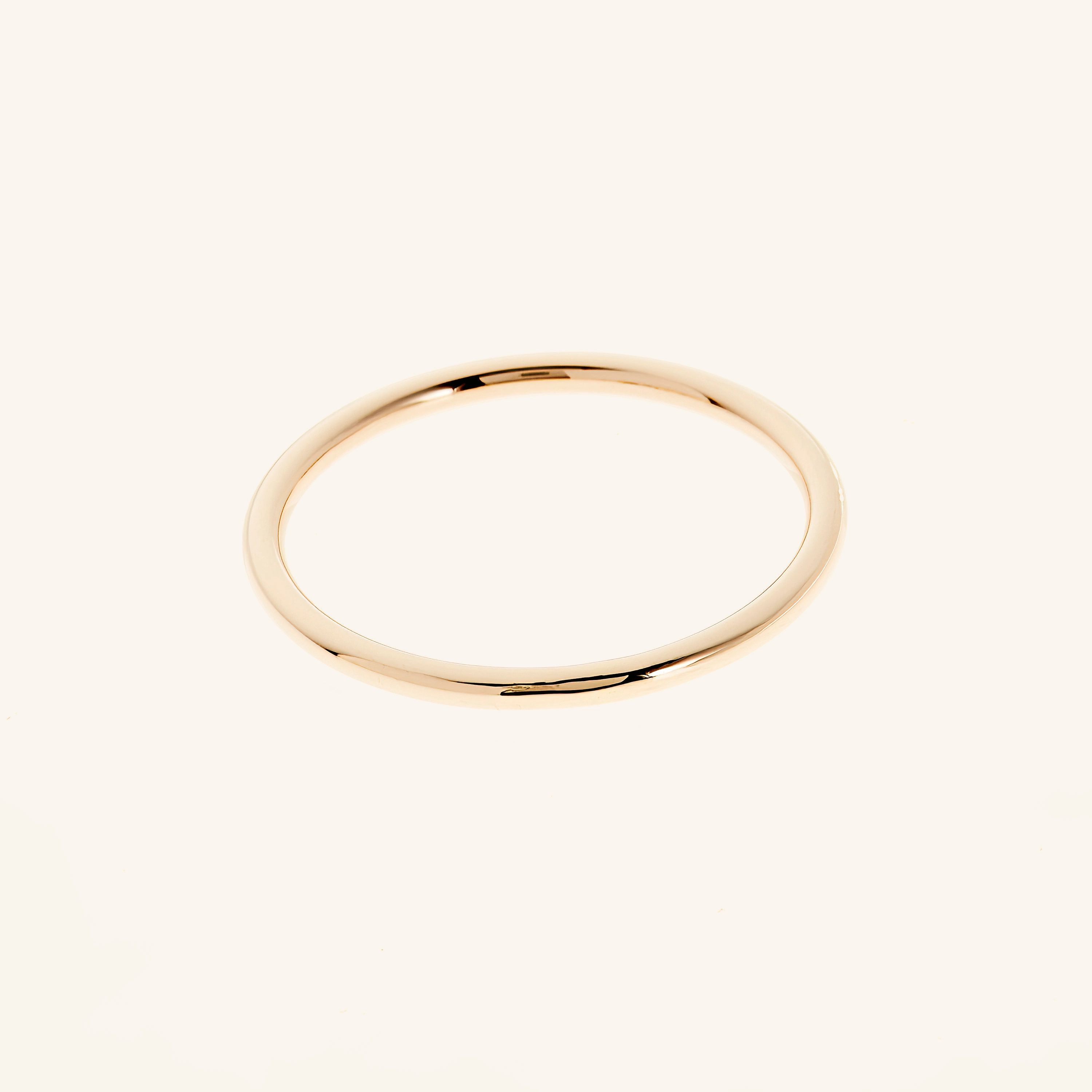 Thin Ring Band - 14K Solid Gold