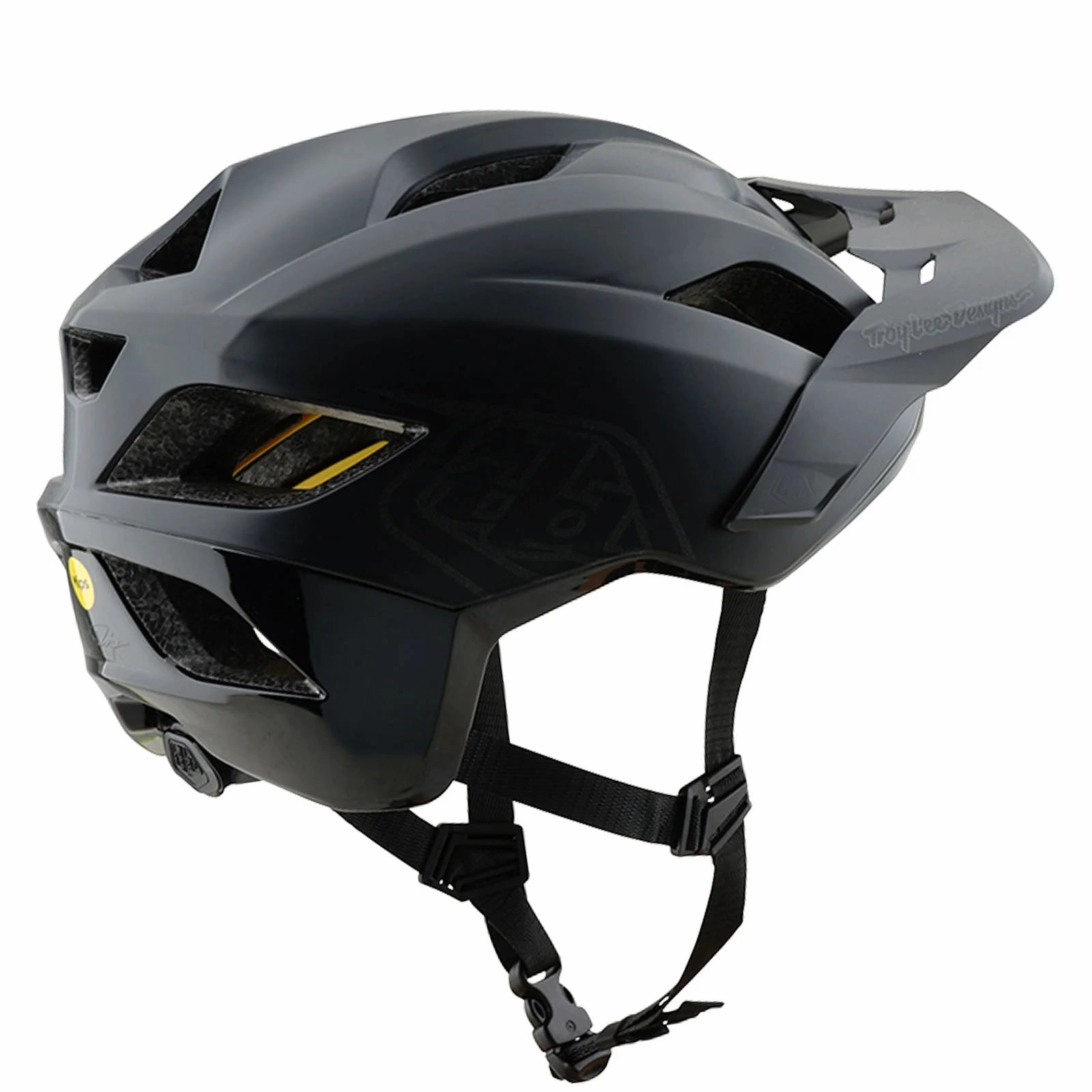Troy Lee Designs Flowline MTB Helmet - Youth - Point - Black-Charcoal