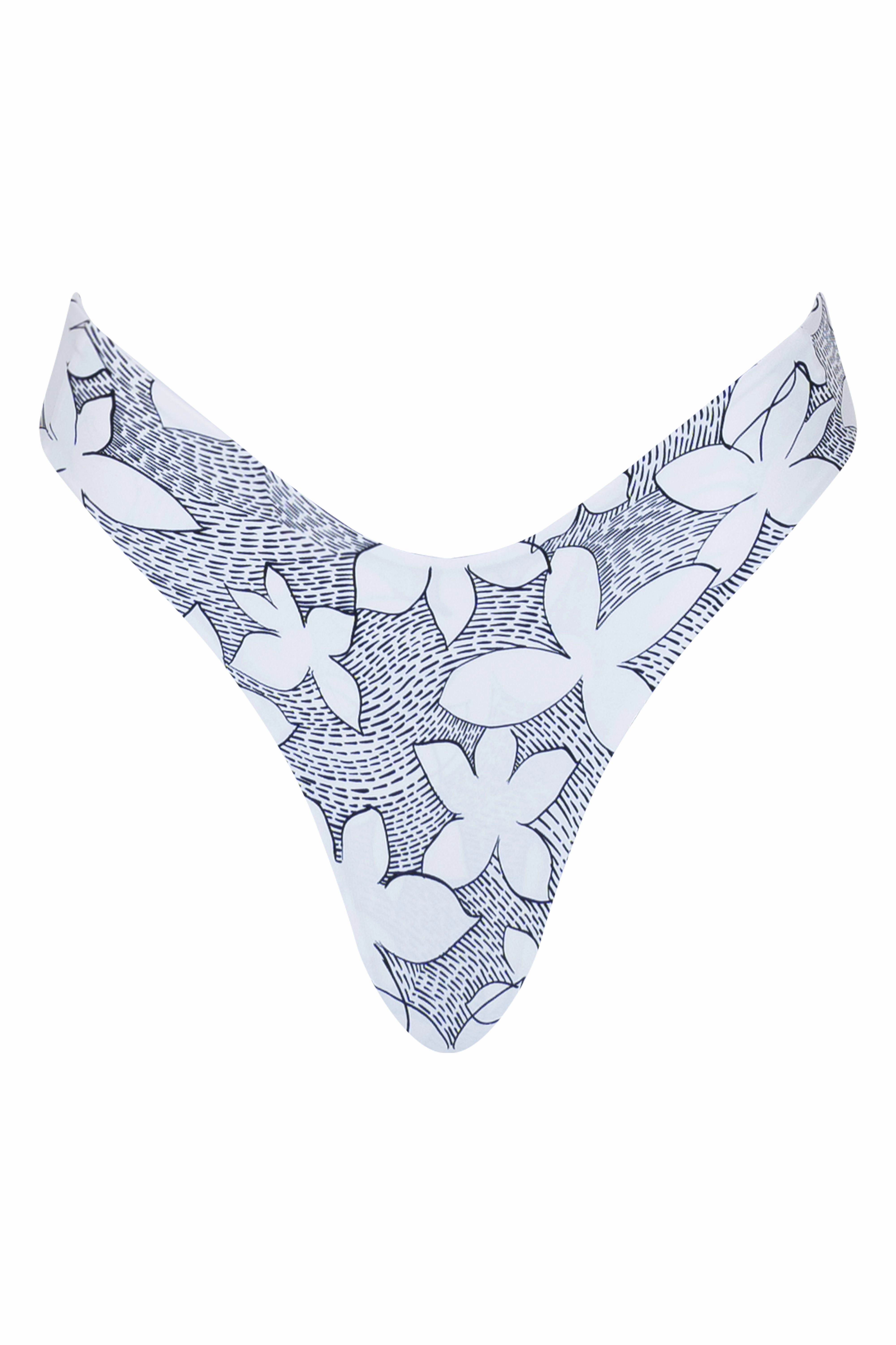 Tucker Bikini Bottom - Cloud Blossom