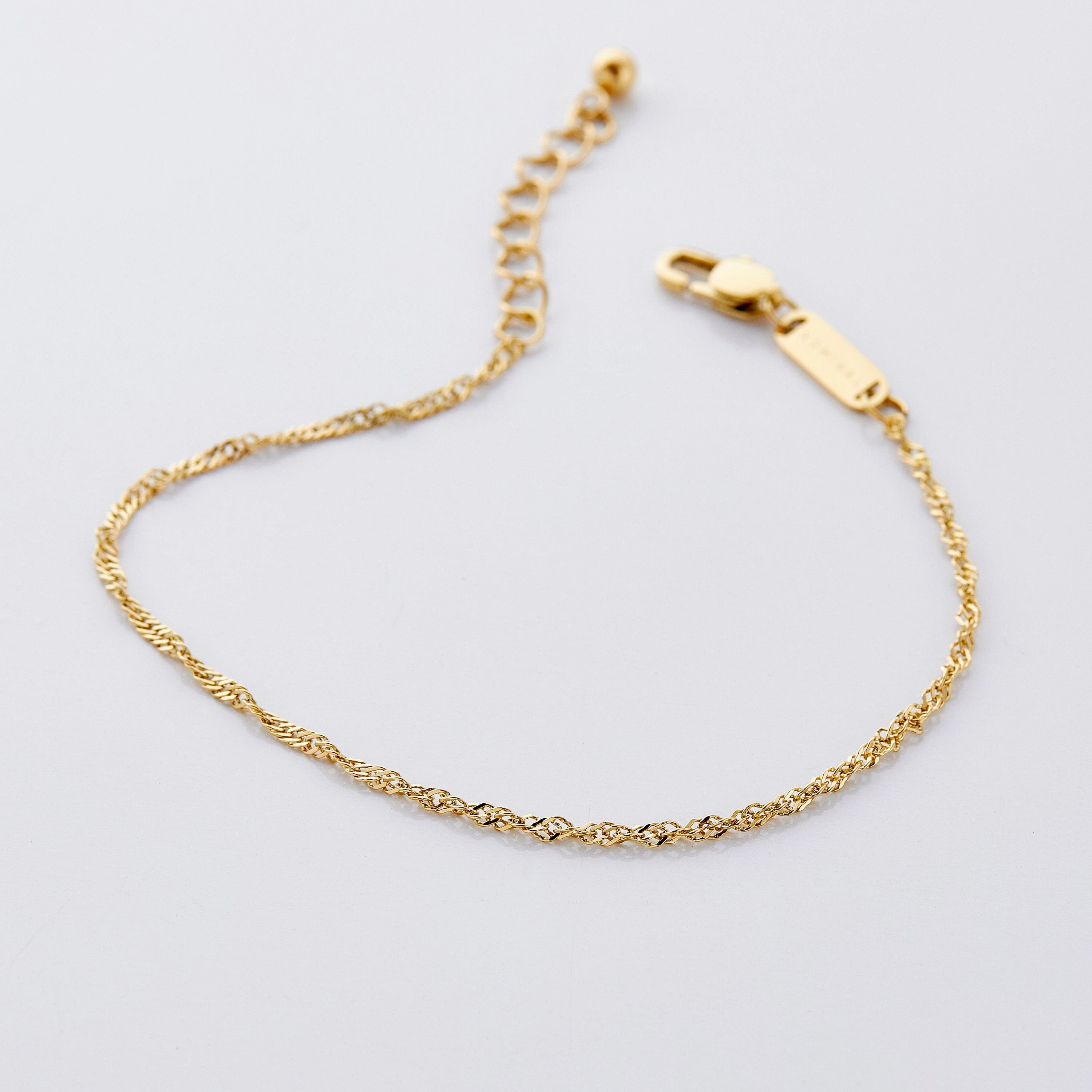 Twisted Chain Anklet | Girls