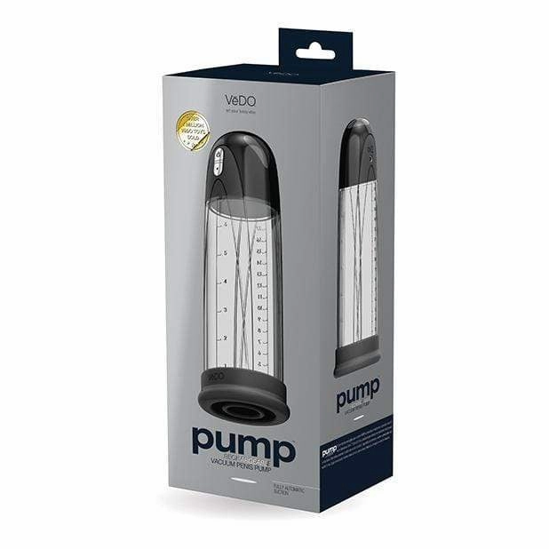 VeDO - Pump Rechargeable Vacuum Penis Pump (Just Black)