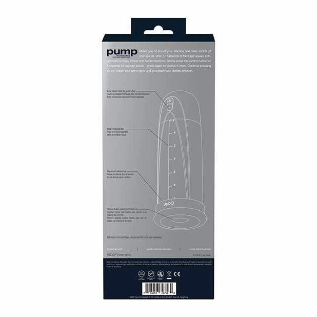 VeDO - Pump Rechargeable Vacuum Penis Pump (Just Black)