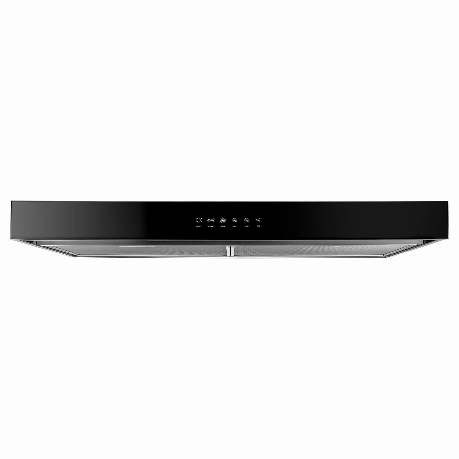 Whirlpool Black Glass 30" 350 CFM Under-the-Cabinet Range Hood with Boost Function - WVU57UC0FS