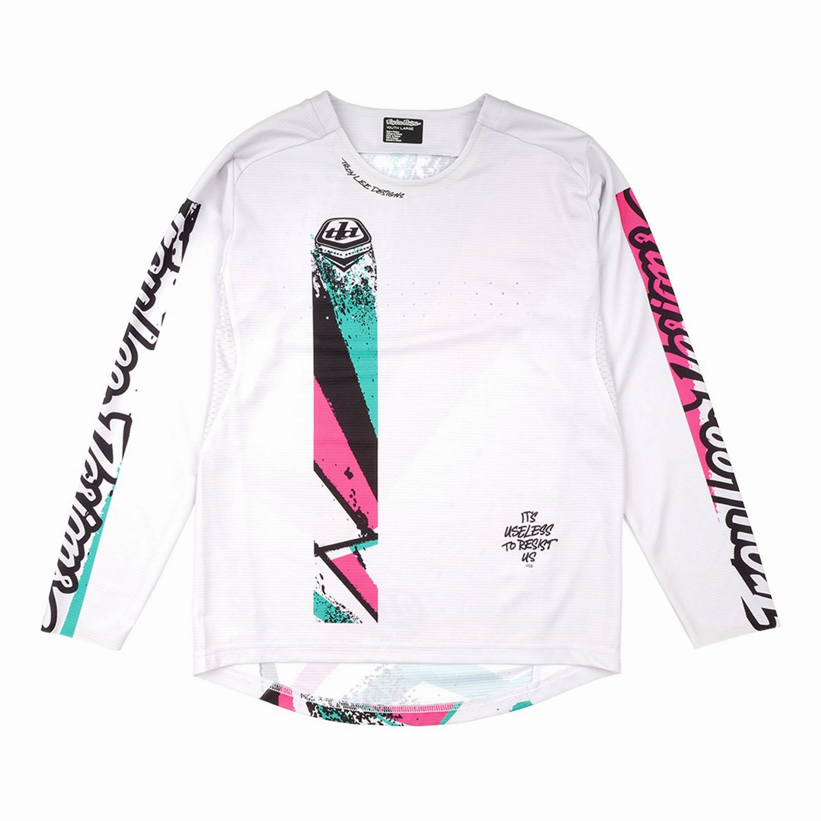 Youth Sprint Jersey Full Pull Chalk